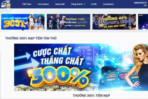 Giới thiệu Sky88 với các chương trình ưu đãi hot